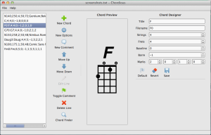 Chordious 1.0 Mac OS X Shot 2